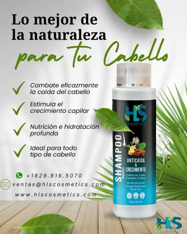 Shampoo Anti-Caida & Crecimiento - Imagen 2